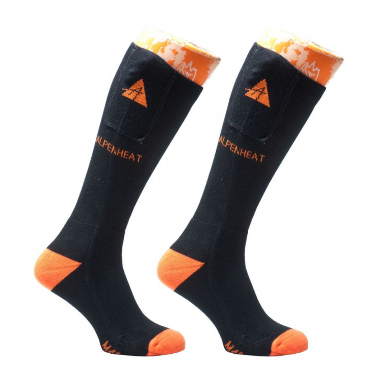 ALPENHEAT Chaussette Chauffantes seul coton
