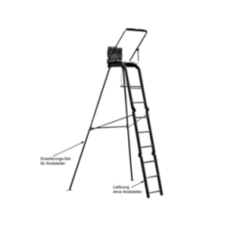 Echelle Mirador aluminium pliable avec 4 pieds, 29 Kg