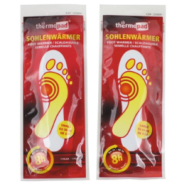 Semelles patch chauffant pour pieds