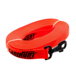 Longe plate ECO HUNTER 10m , orange