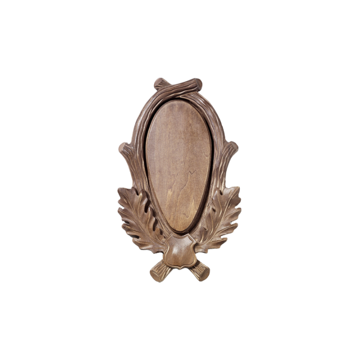 Écusson sculptés à la main pour trophée de chevreuil