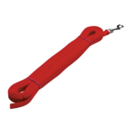 Longe à mousqueton verrou, rouge, 10 m