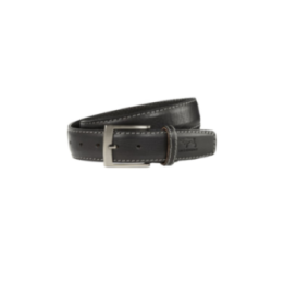Ceinture en cuir lisse NOIR