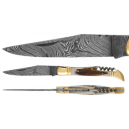 DAMAS - Couteau 12 cm TB - bois de cerf