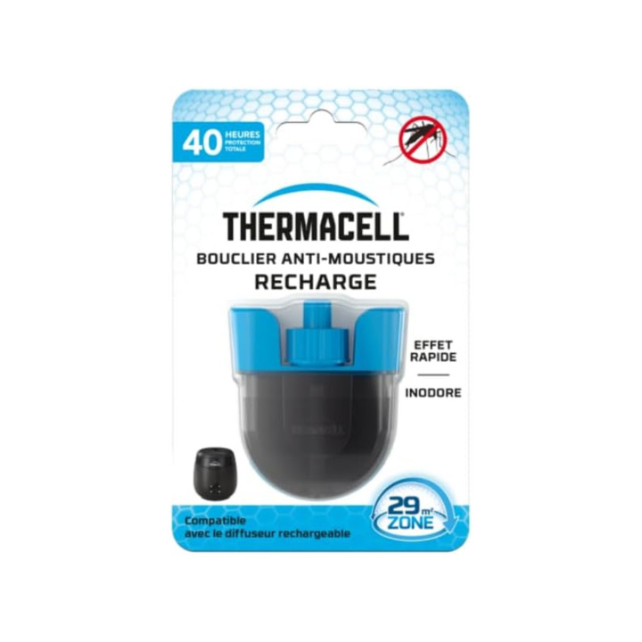 Recharge 40 H pour Diffuseur E55 Anti-Moustiques Rechargeable THERMACELL