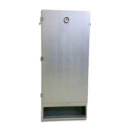 FUMOIR 4 NIVEAUX EN TÔLE GALVANISÉE, H 110 CM