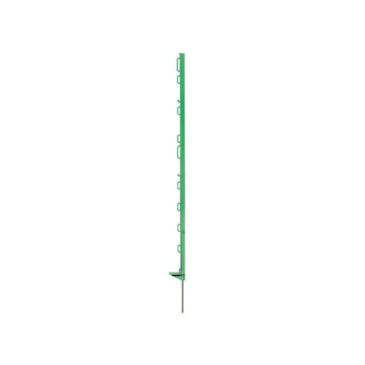 10 PIQUETS PLASTIQUES RECYCLÉS VERTS 105 CM HORIZON