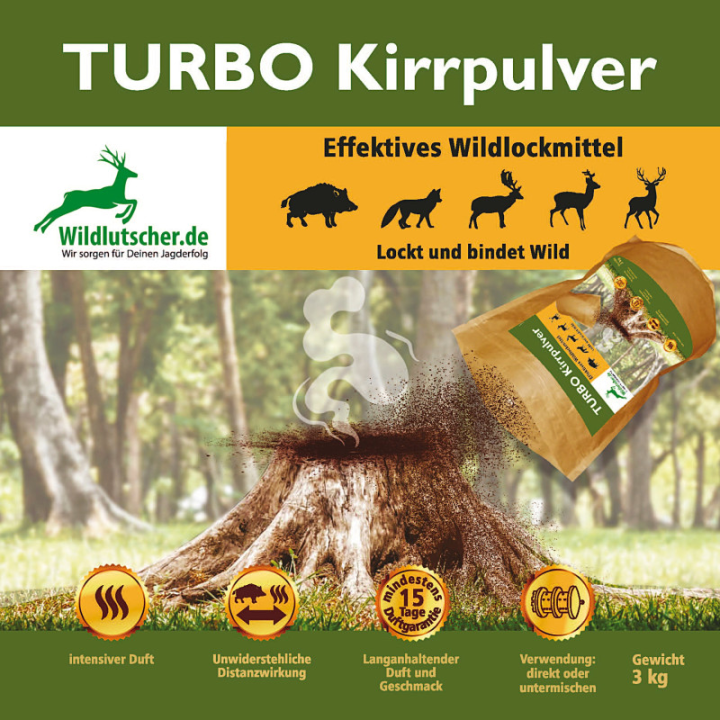 Turbo Poudre Gibier - 3 kilos
