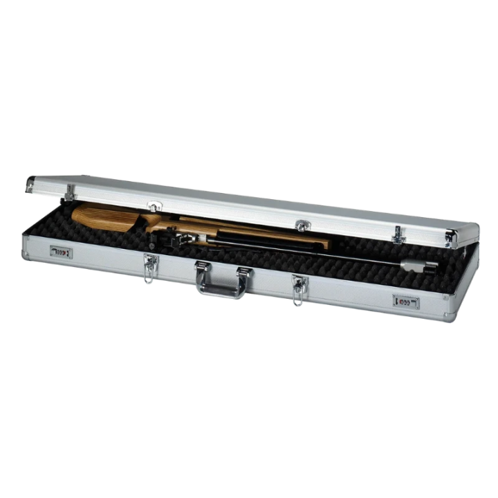Valise d'arme en aluminum avec coins renforcés